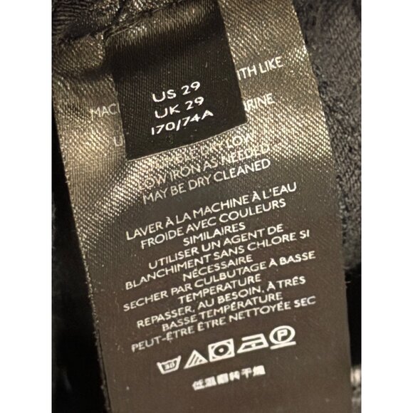 WE THE FREE Washed Black Flared Denim Jeans High Waist  Sz 29 Stretch Jean - Picture 4 of 12